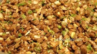 Healthy Lentil Salad Recipe by VideoCulinary.com