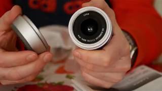 Panasonic Leica DG Summilux 15 mm f/1.7 ASPH unboxing ITA