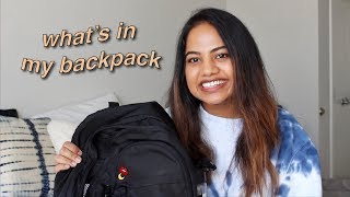VSPINK Campus Reps | Jahanvi Kamra What's in my Backpack