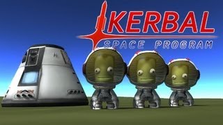 Kerbal Space Program. Стыковка на орбите луны. Возвращение