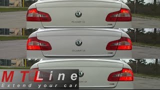 Skoda Superb 2 - rear DRL lights activation - vključitev zadnjih dnevnih luči