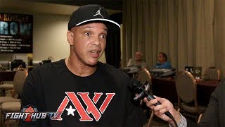 Virgil Hunter reacts to Mayweather vs. McGregor becoming official