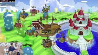 New Super Mario Bros U - кооперативное прохождение.  Играем на Nintendo Wii U