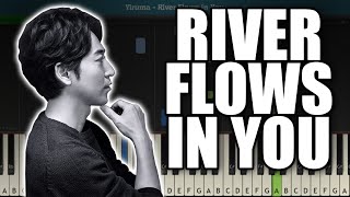 Yiruma - River Flows in You Piano Tutorial with Sheet Music (Easy ver.)