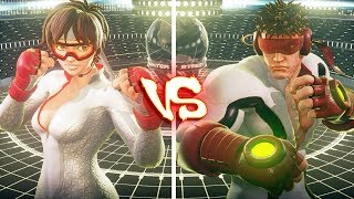 Street Fighter V PC mods - Space Sakura vs Space Ryu