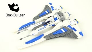 Lego Star Wars 9525 Pre Vizsla's Mandalorian Fighter - Lego Speed Build