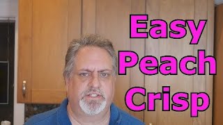Easy Peach Crisp