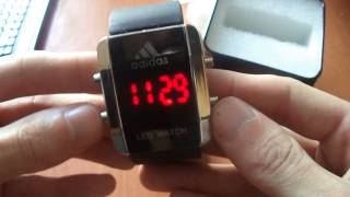 Обзор Спортивные светодиодные часы Adidas LED Watch