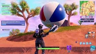 Fortnite - All Giant Beach Balls Locations Guide (14 Days Of Summer Challenges)