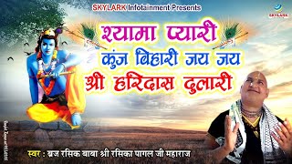 श्यामा प्यारी श्री Kunj Bihari !! Beautiful Krishna Song !! Full HD !! Mere Banke Sanam #Skylark