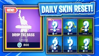 DROP THE BASS EMOTE! Daily & Featured Item Shop In Fortnite: Battle Royale! (Skin Reset #241)