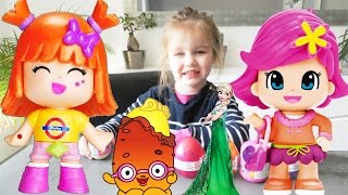 Oeufs de pâques Pinypon, Shopkins, Disney princesses Reine des neiges et Belle (Unboxing)