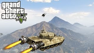 GTA 5 Mod - FLYING TANK