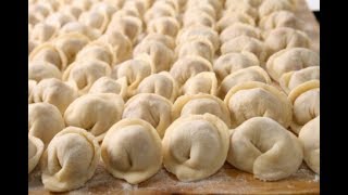Как лепить пельмени руками. Ручная лепка пельменей