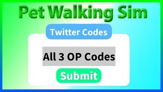 All Codes for Pet Walking Simulator | New Update | 2019 June