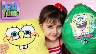 Губка Боб огромное яйцо с сюрпризом /обзор игрушек