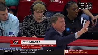 2019.03.23 Maine Black Bears (14) at NC State Wolfpack (3) Women's Basketball (NCAAT)