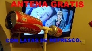✔FABRICA ANTENA DE TELEVISION PARA VER HDTV TDT HD, FACIL DE HACER