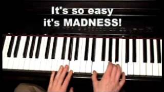 INGENIOUS way to learn Piano & Keyboard chords - 200 video piano lessons
