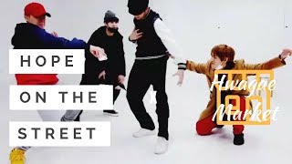Hope On The Street X Hwagae Market || Freestyle by J-HOPE, SUGA, RM and V