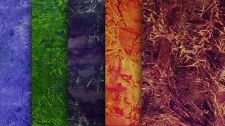 More Painted Papers for Mixed Media Projects | Plastic Wrap Technique | #MixedMediaMorsels