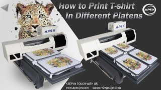 How to Print T-shirt In Different Platens with Apex DTG Printer