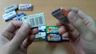 Бритье. Безопасные лезвия для Т-образных станков российского (отечественного) производства.