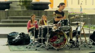 Барабанщик, Одесса, Приморский бульвар - Backstreet Boys cover - Street Drummer, Odessa, Ukraine