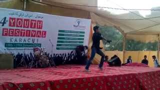 abhi mujh mein kahin best dance at a talent show (Pakistan)