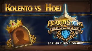 Kolento vs  Hoej ФИНАЛ HEARTHSTONE CHAMPIONSHIP TOUR Spring русский язык