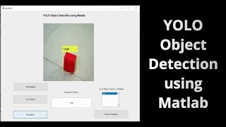 YOLO Object Detection using Matlab