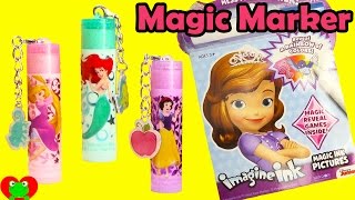 Disney Princess Sofia the First Imagine Ink Magic Coloring Book with Lip Balm Surprises