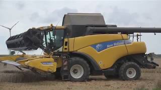 Уборка зерновых в Германии  Уборочная 2017 Комбайн New Holland