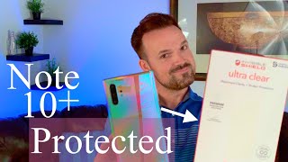 Note10 Plus Screen Protector Install: Zagg An Alternative To Glass?