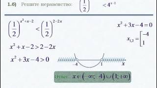 Показательные неравенства. Решение задач.