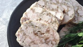Буженина из курицы/ очень простой рецепт.