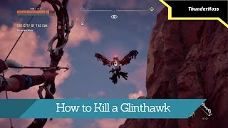 Horizon Zero Dawn - How to Kill a Glinthawk