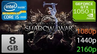 Middle-earth: Shadow of War on Gtx 1050 ti