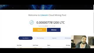 Free Litecoin Cloud Mining Site Free 10 M/HS | Earn Daily 0.003 Ltc Live 2019