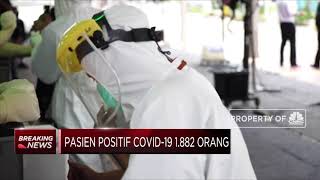 Pasien Positif Covid-19 RI 1.882 Orang