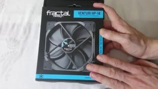 Unboxing & Test Fractal Design Venturi HP-14 PWM