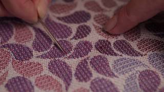 Fixing a pull in a woven wrap
