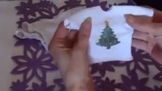 How to Make Christmas T-shirt For Your Doll