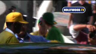 Sean 'P. Diddy' Combs Goes To The Lakers Game In Style