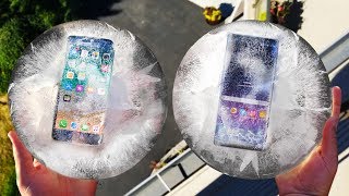 iPhone 8 vs Note 8 Freeze and Drop Test! Which Will Survive??