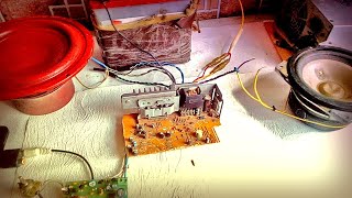 4х  канальный усилитель из старой автомагнитолы...
