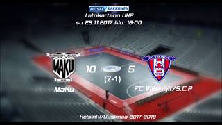 MaKu- FC Viikingit/S.C.P 10-5 (2-1), FM2 Helsinki/Uusimaa 2017-2018