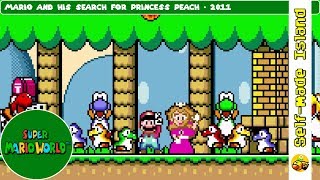 Mario and His Search for Princess Peach • Super Mario World ROM Hack (SNES/Super Nintendo)