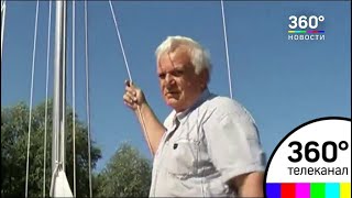 77-летний житель Нижегородской области бороздит по волнам Волги на собственной яхте