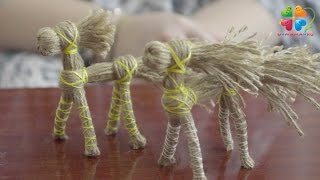 Поделка из пеньковой верёвки. Конёк-горбунок